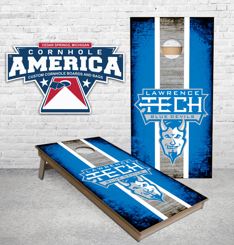 Lawrence Tech Cornhole Boards