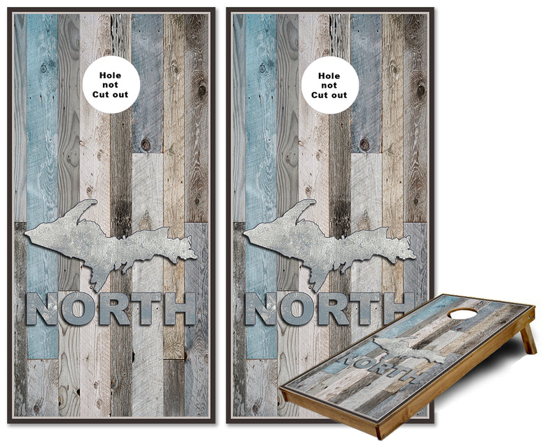 UP North Michigan cornhole wraps