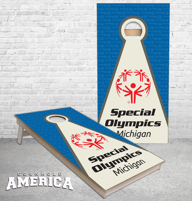 Michigan Special Olympics cornhole boards