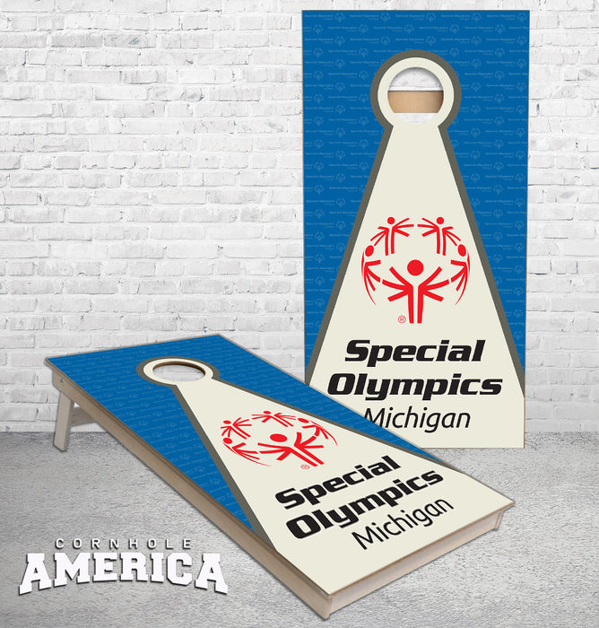 Michigan Special Olympics cornhole boards