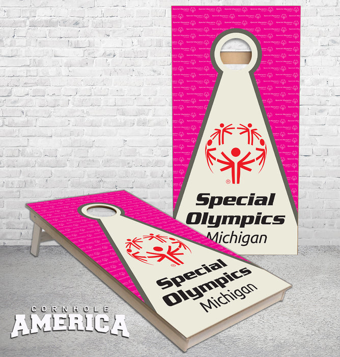 Michigan Special Olympics cornhole boards