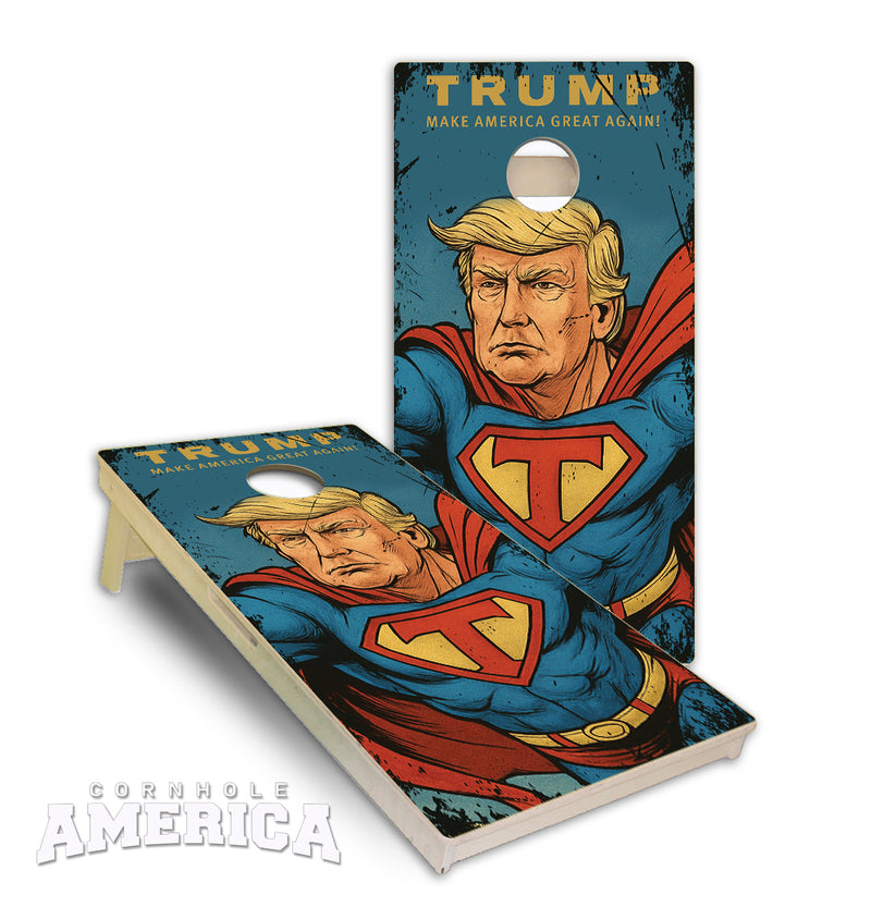 Super Trump Make America Great Again Cornhole Boards