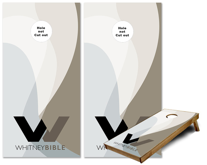 Whitney bible cornhole wraps