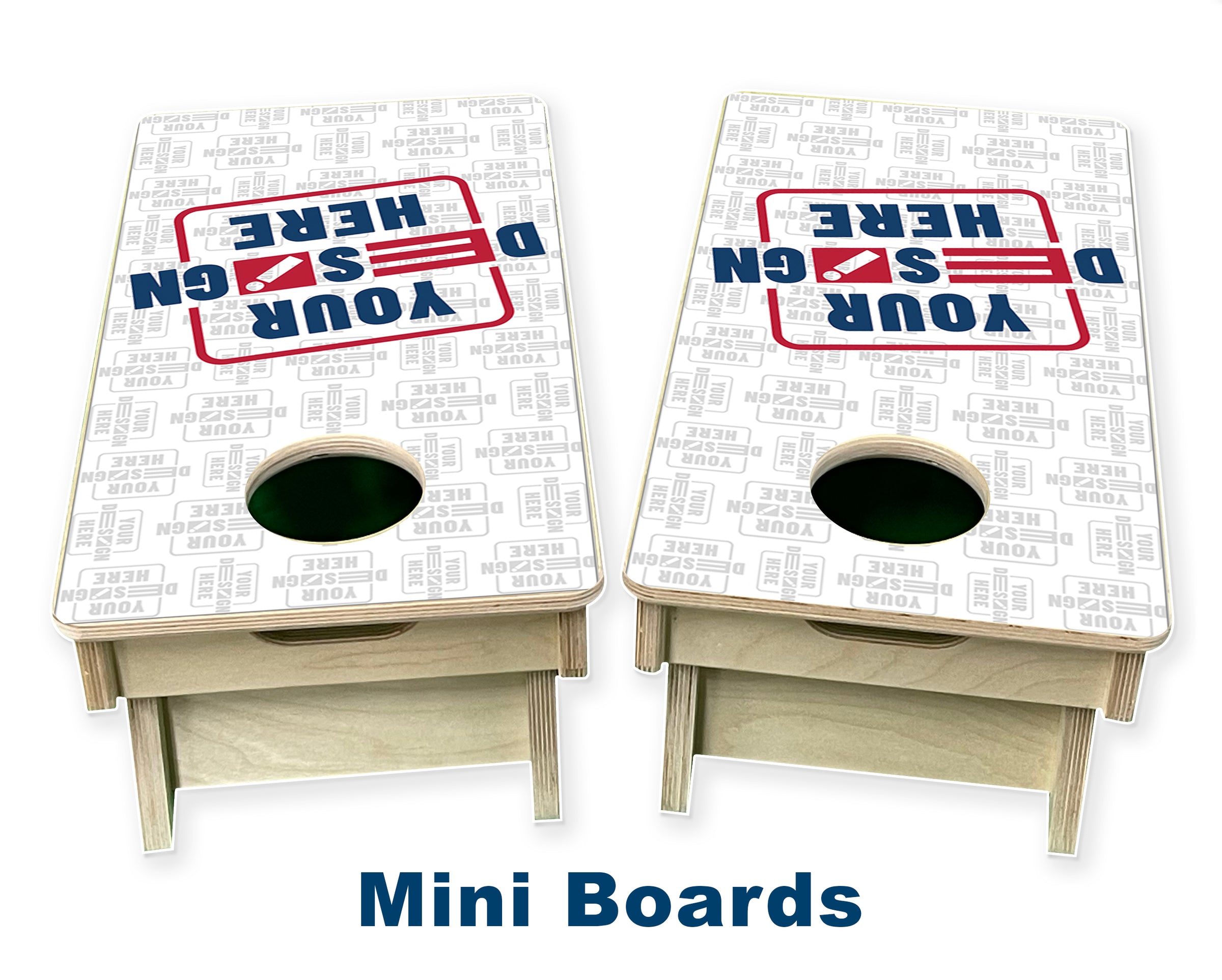 Custom Mini Cornhole Boards | Personalized Bag Toss Boards | Cornhole ...