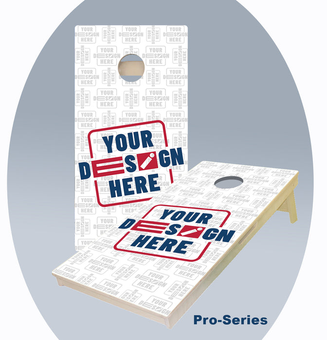 Customize your own design on our Pro-Series Cornhole Boards