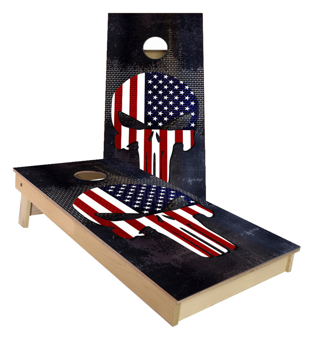 Punisher American Flag  Cornhole Boards