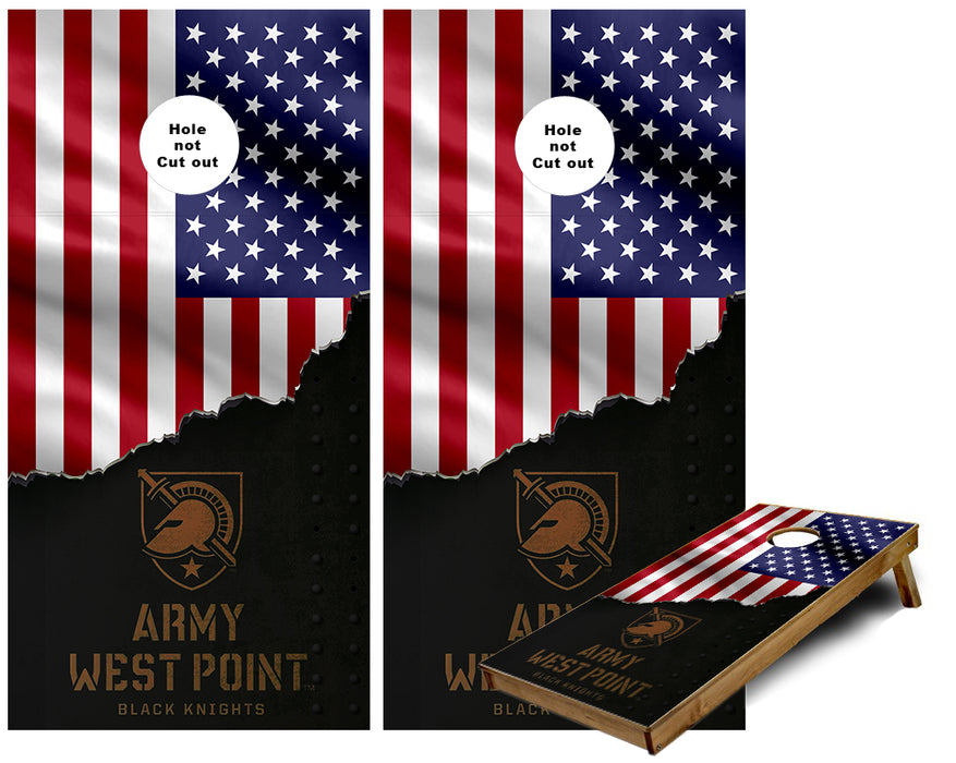 Army West Point Black Knights Cornhole Wraps