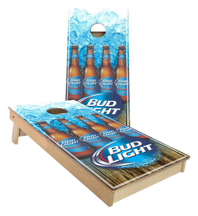 Bud Light Beer Bottles cornhole boards