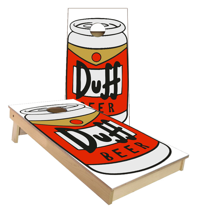 Duff Beer Simpsons Cornhole Boards