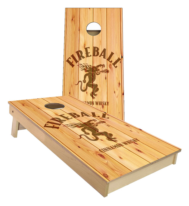 Fireball Whiskey Cornhole Boards