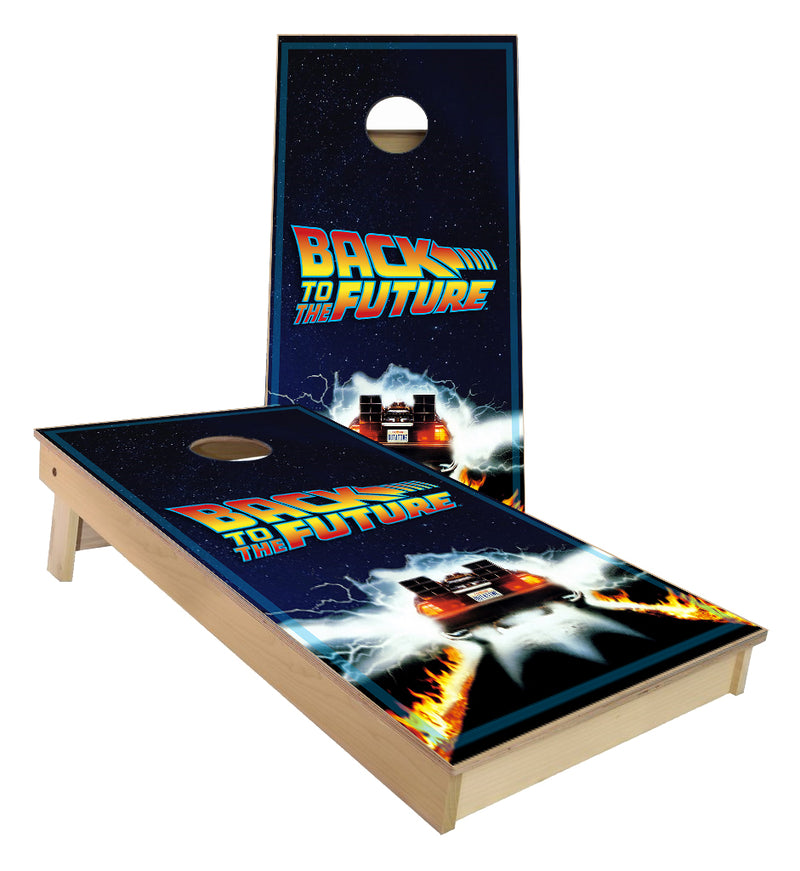 Back to the Future Cornhole Boards