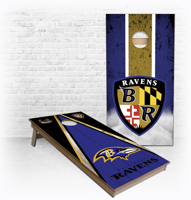 Baltimore Football cornhole boards
