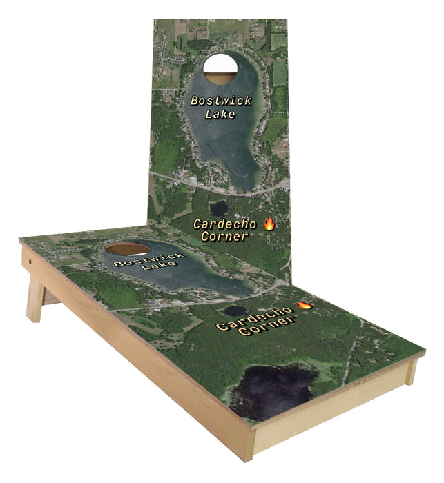 Bostwick Lake Custom Cornhole Boards