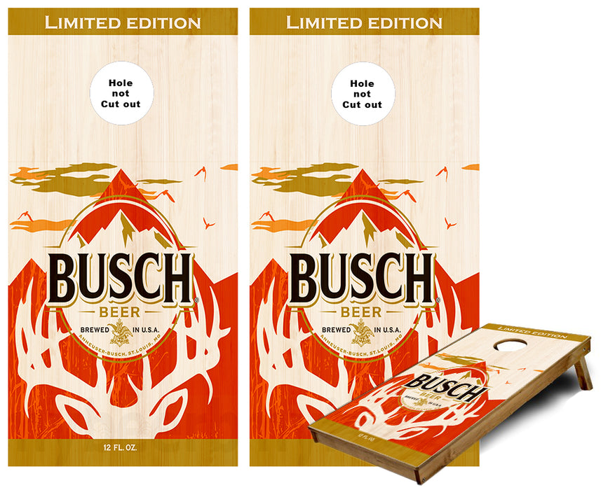 Busch Limited Edition Deer Cornhole Wraps