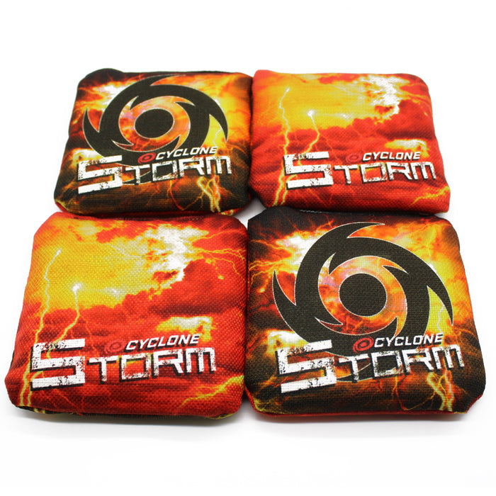 Cyclone STORM Red Eye Pro series cornhole bags (set of 4)