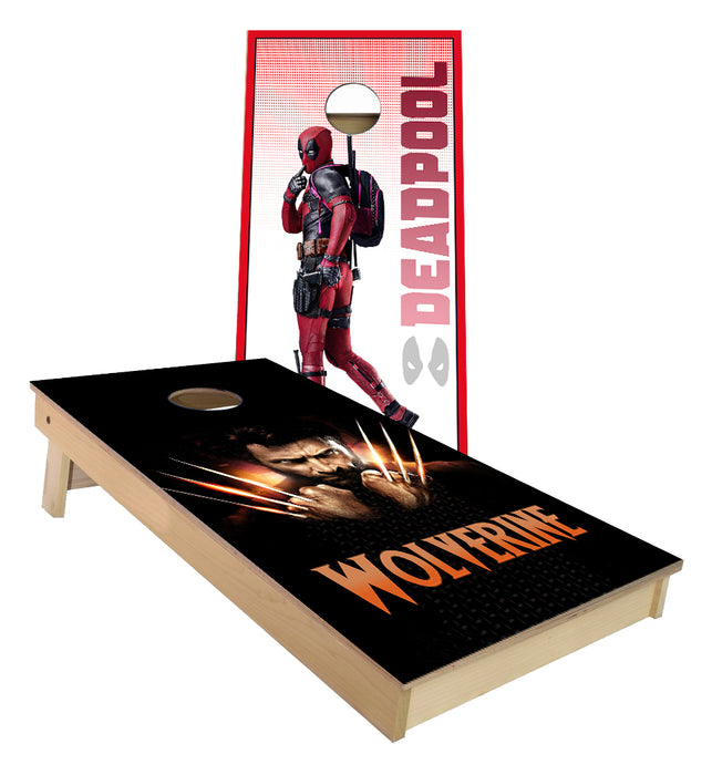 DeadPool and  X Men Wolverine Cornhole Boards
