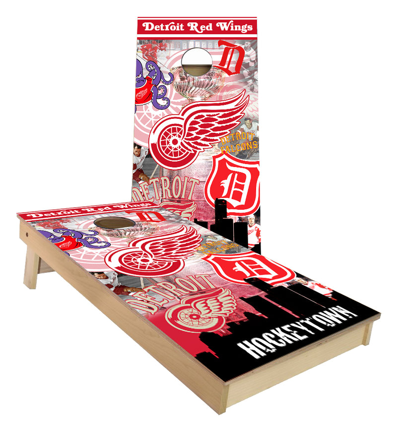 Detroit Redwings Since 1926 custom Cornhole Boards