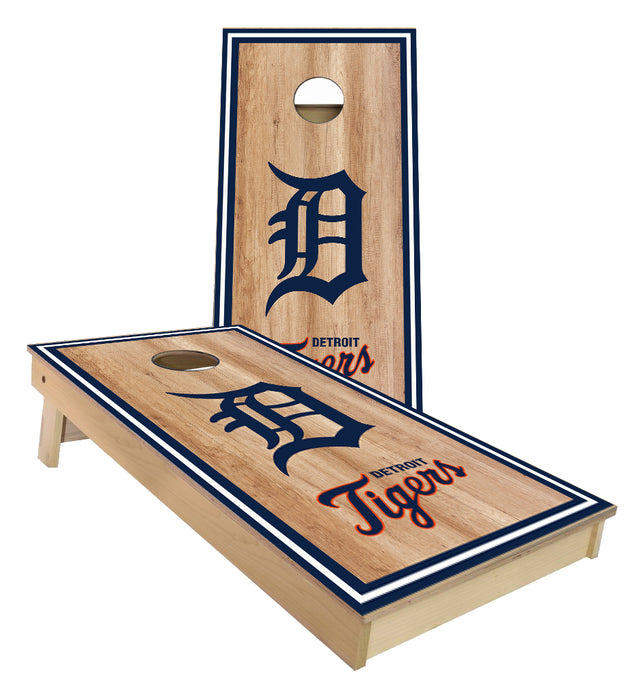 Detroit Tigers Sports Stripe theme Cornhole Boards