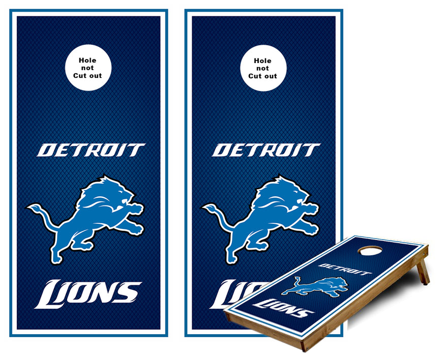 Detroit Lions  Cornhole Wraps