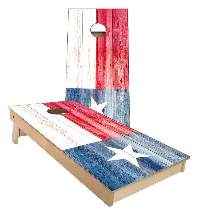 Texas State Flag Cornhole Boards