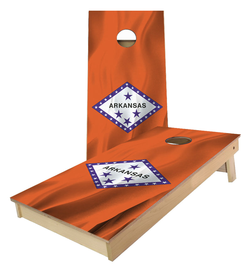 Arkansas State Flag Cornhole Boards