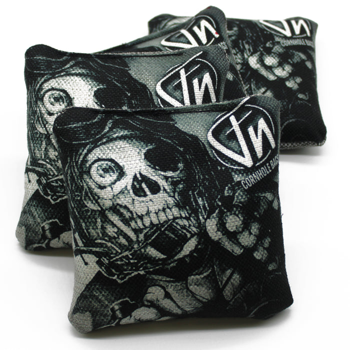 FN Cornhole Bags Crazy Skeleton Pilot