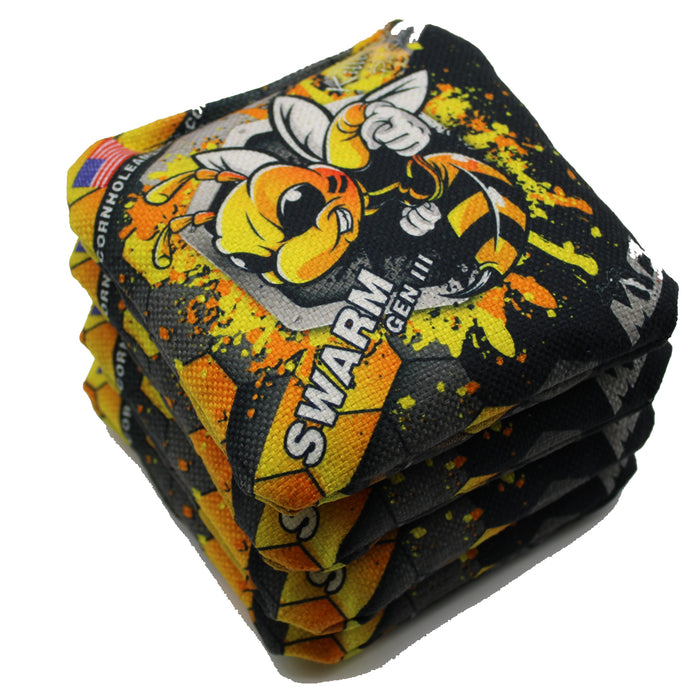 Killer Bees Swarm Fire Gen III Series Pro Style cornhole Bags