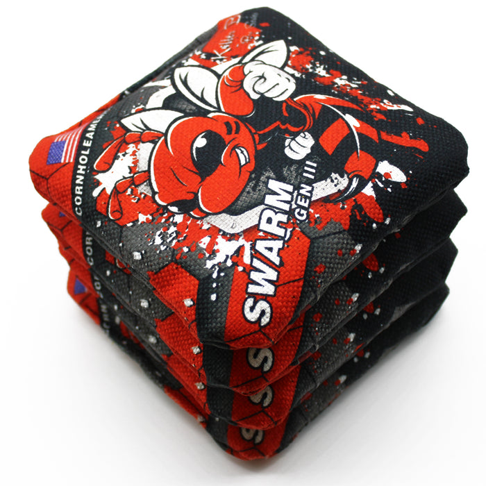 Killer Bees Swarm Gen III RED Series Pro Style cornhole Bags