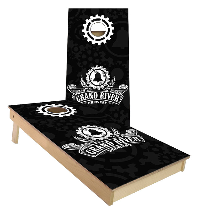 Grand River Brewery custom cornhole boards