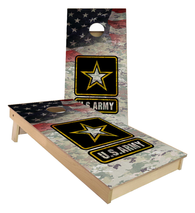 US Army Camo Cornhole Boards