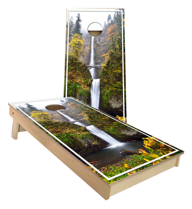 Multnomah Falls Oregon Cornhole Boards