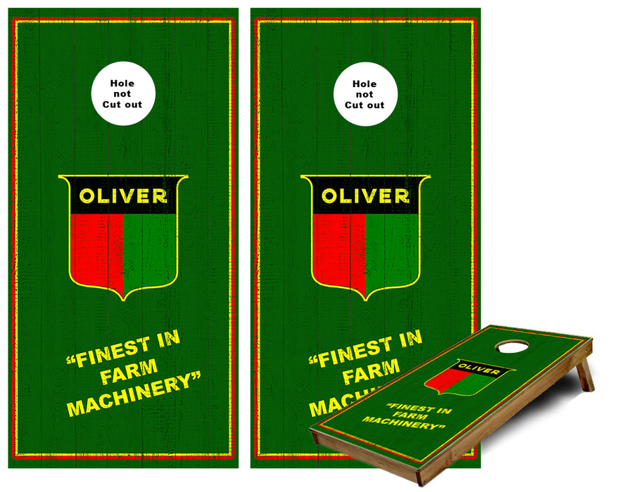 Oliver Farm Equipment Cornhole Wraps