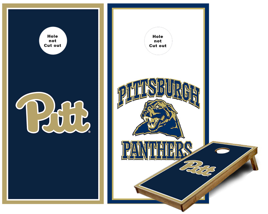 Pitt  and Pittsburgh Panthers Cornhole Wraps