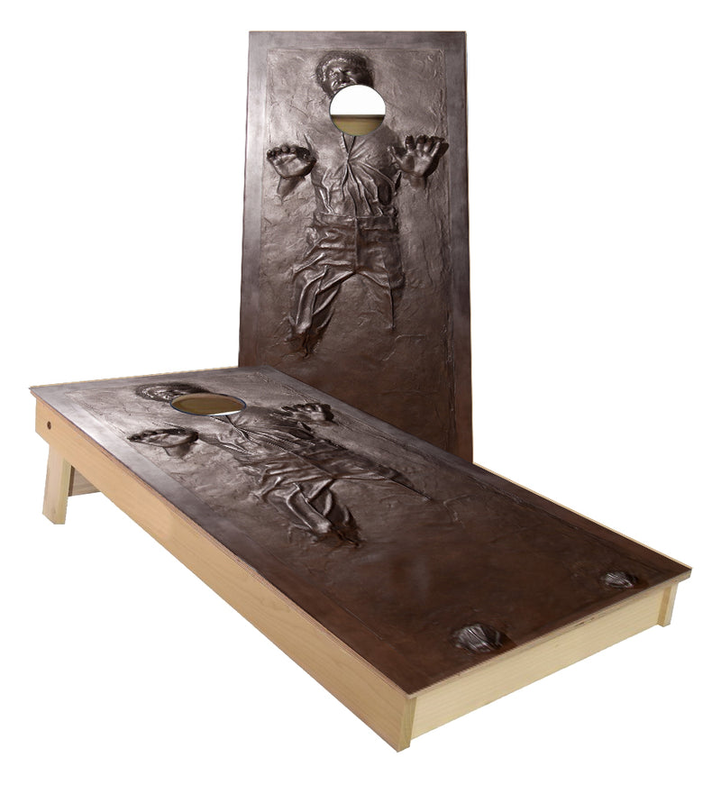 Hans Solo Star Wars Frozen Cornhole Boards