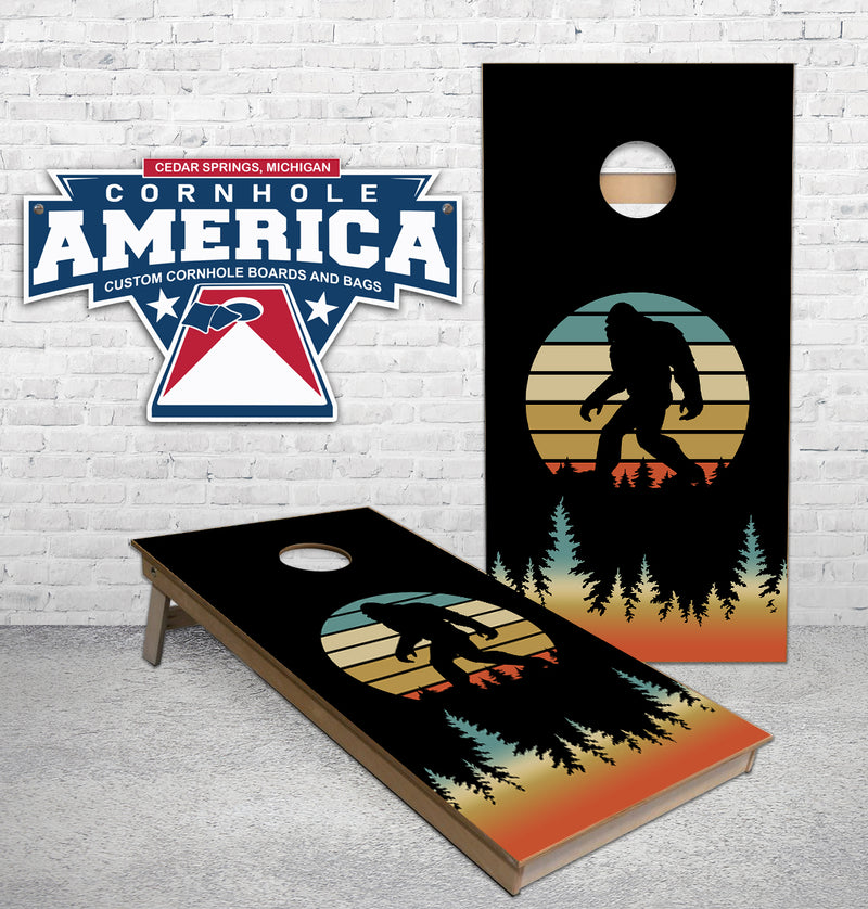 Sasquatch Big Foot Cornhole Boards