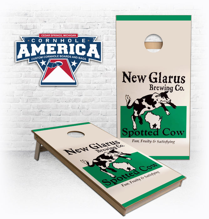 Spotted Cow Brewery Cornhole Boards