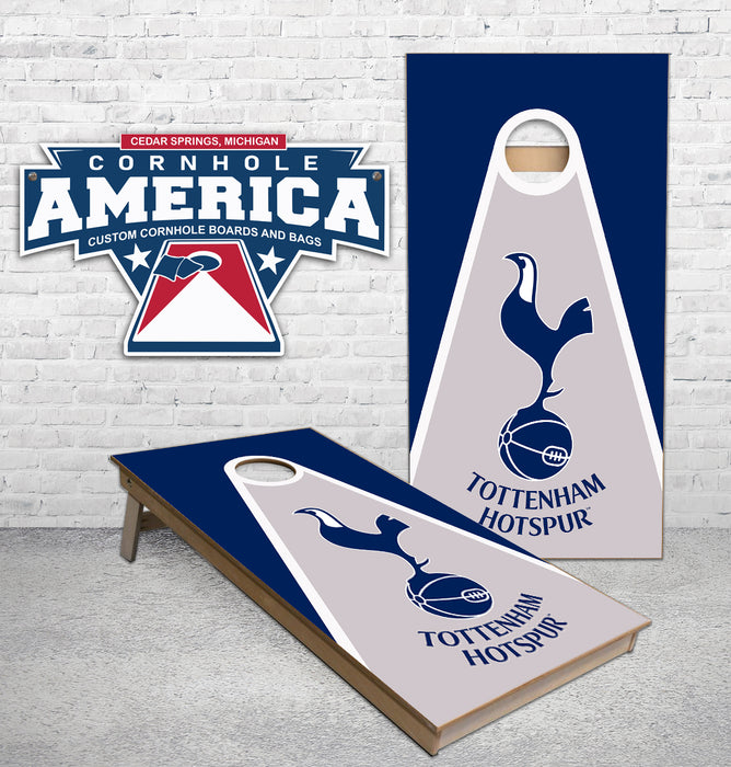 Tottenham soccer custom Cornhole Boards