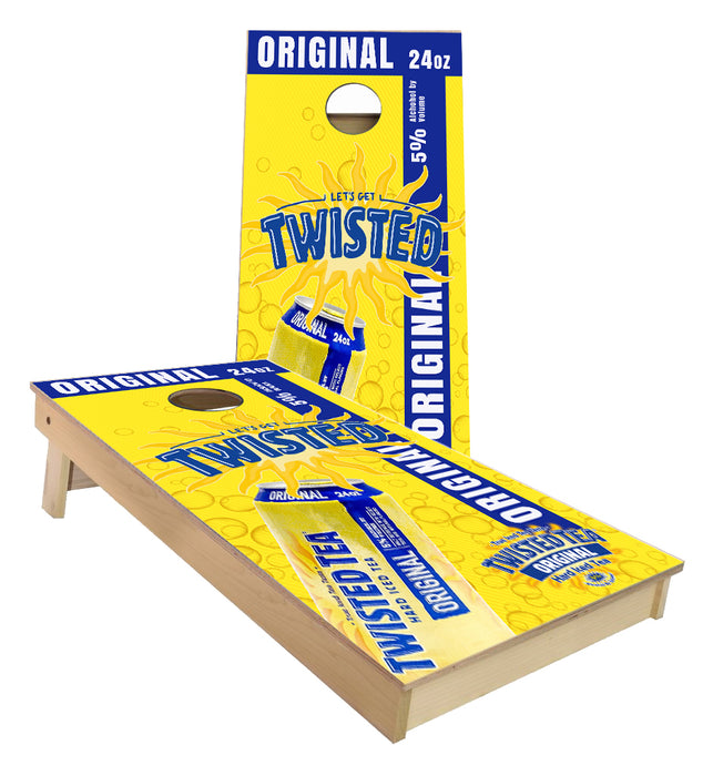 Twisted Tea Original 24oz Lets get Twisted Cornhole Boards
