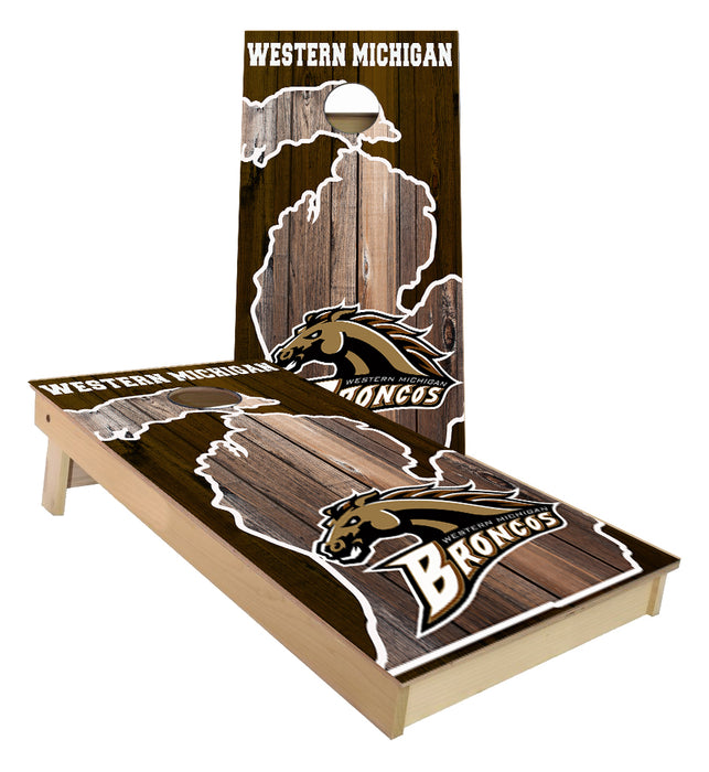 Western Michigan Broncos Cornhole Boards