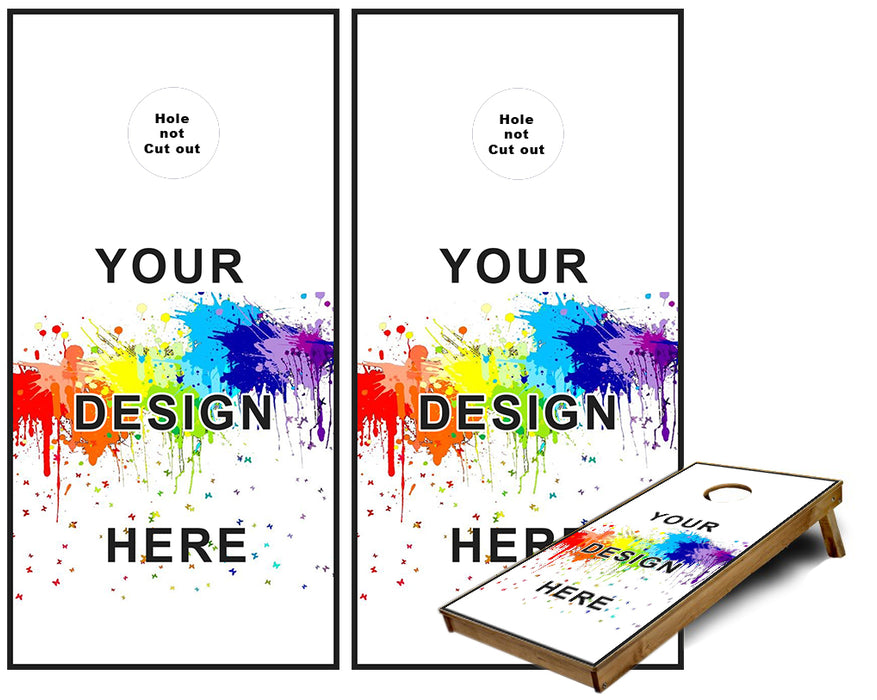 Your Design We Print Custom create a Cornhole Wraps