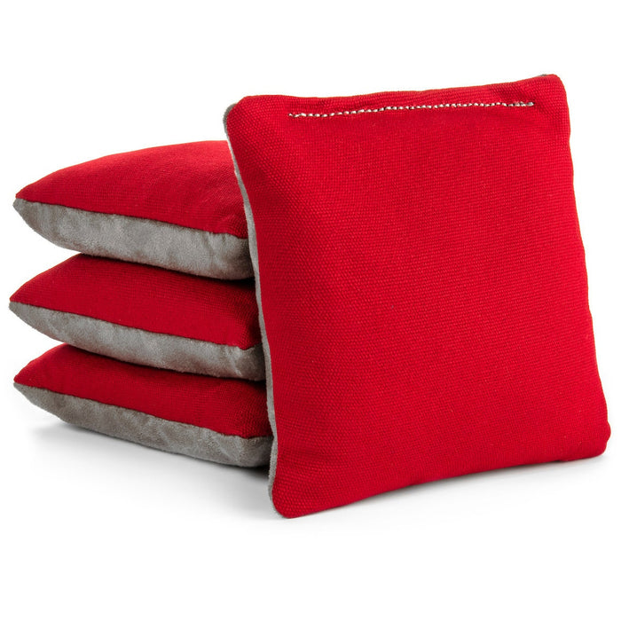 Pro Dual Sided Slick N Stick cornhole Bags RED