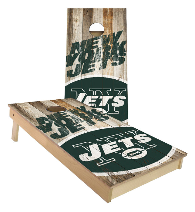 New York Jets Football cornhole boards